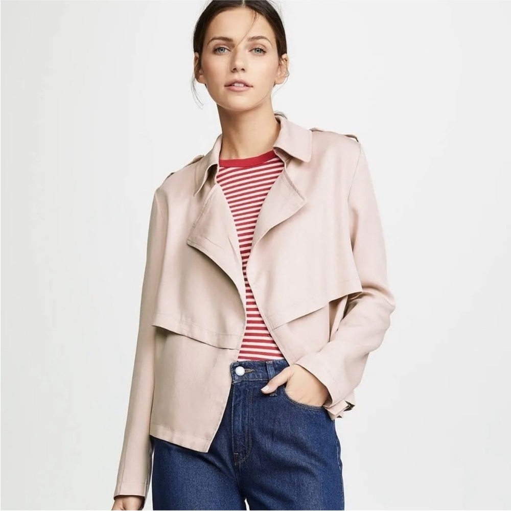 BB Dakota Blush Trench Jacket, XS, new condition